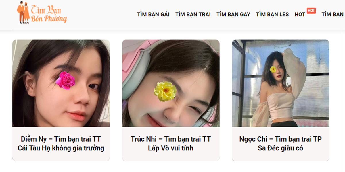 Timbanbonphuongaz.com - Nơi tìm tình yêu một cách dễ dàng